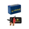 Rebelcell 12V 18Ah Lithium Li-ion Accu & Lader Set -Winkel Voor Visbenodigdheden 12v 18ah lithium li ion accu lader set