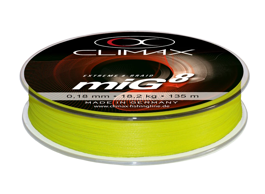 Mig 8-braid Fluo Yellow 3 Mig 8-braid Fluo Yellow